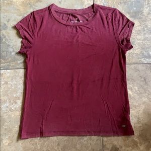 Burgundy AE tshirt